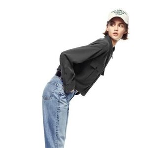 ZARA Cropped Dress Shirt XXL